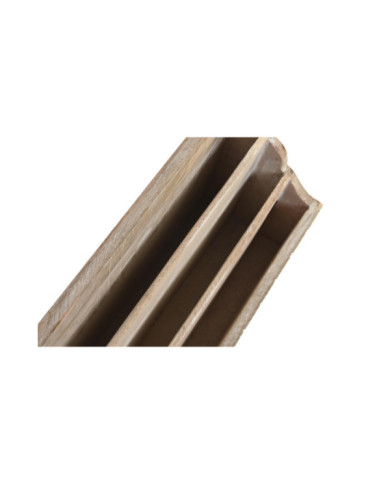 ORGANIZADOR MANGO 32X13X21 CARTAS NATURAL