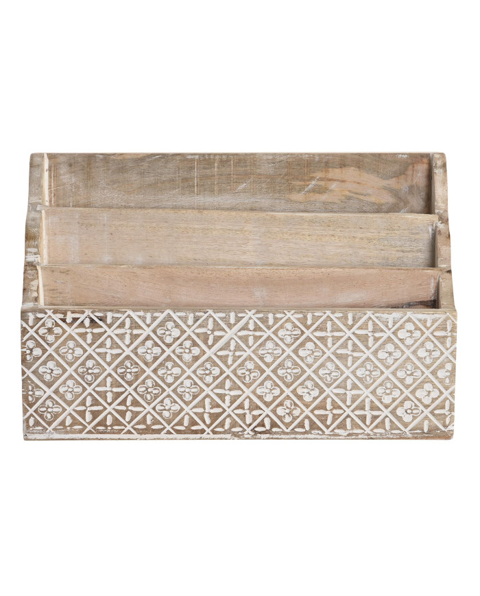 ORGANIZADOR MANGO 32X13X21 CARTAS NATURAL