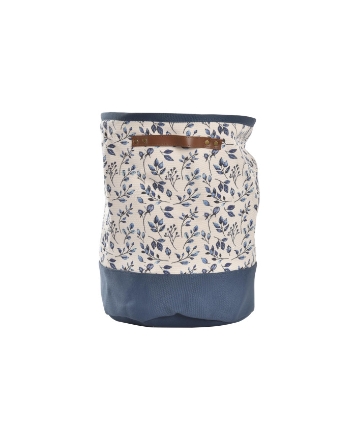 CESTA ROPA POLIESTER 30X30X40 AZUL