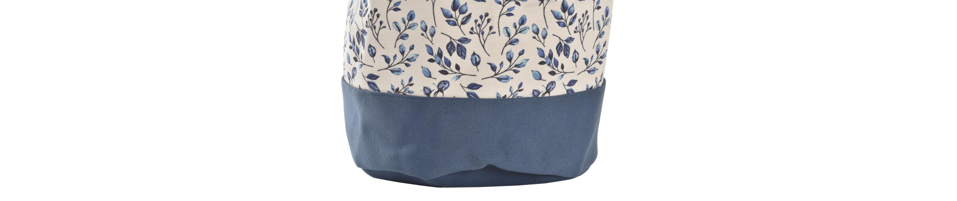 CESTA ROPA POLIESTER 30X30X40 AZUL