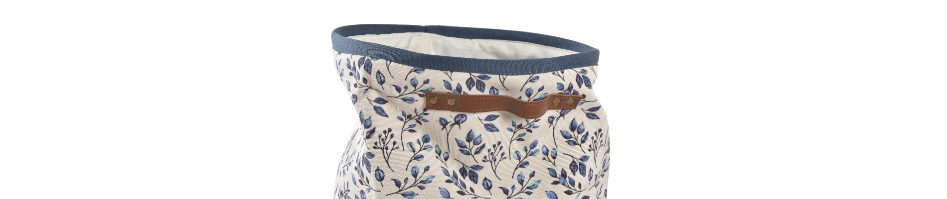 CESTA ROPA POLIESTER 30X30X40 AZUL