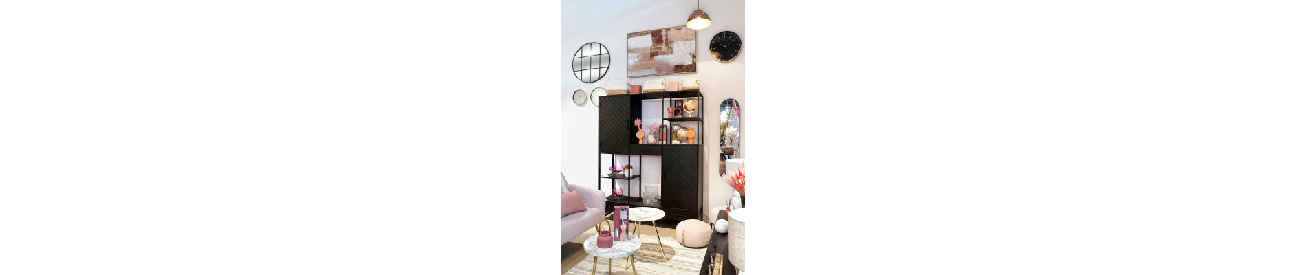 PORTAVELA METAL CRISTAL 19X19X20,5 ROSA