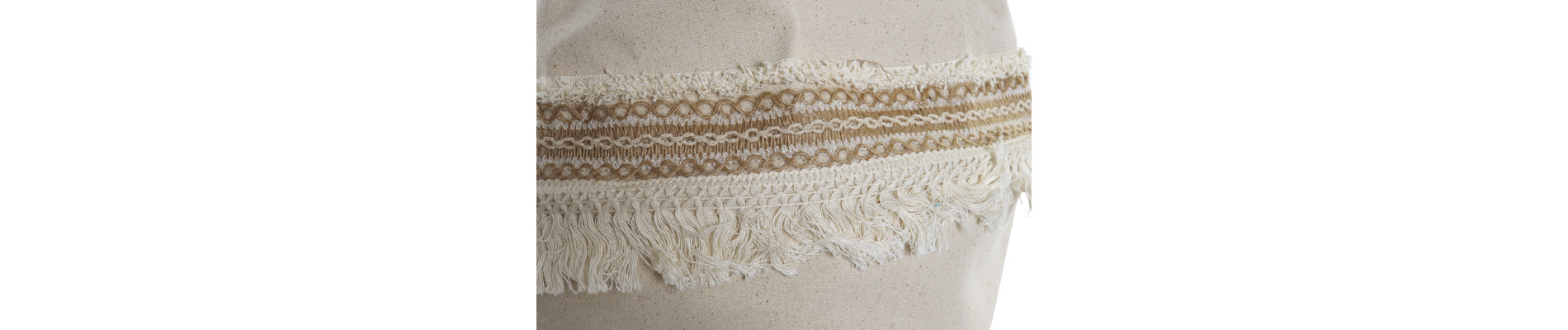 CESTA POLIESTER 35X35X35 MARRON CLARO