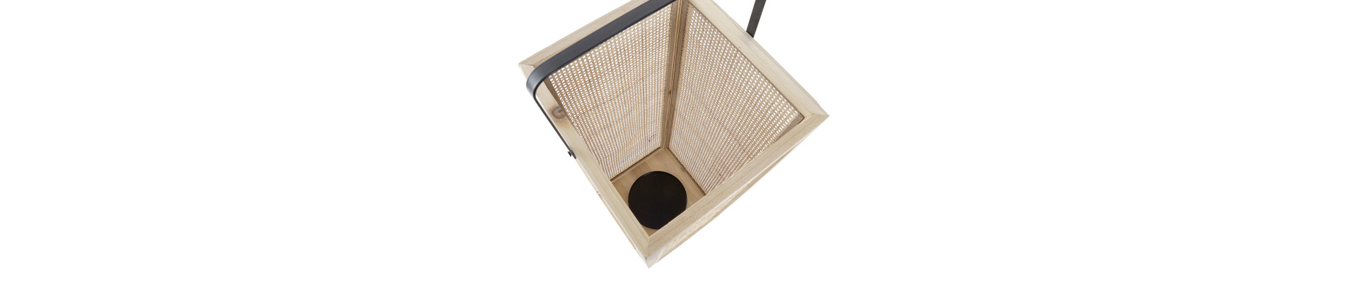 FAROLA PAULOWNIA RATAN 20,5X21,3X61 NATURAL