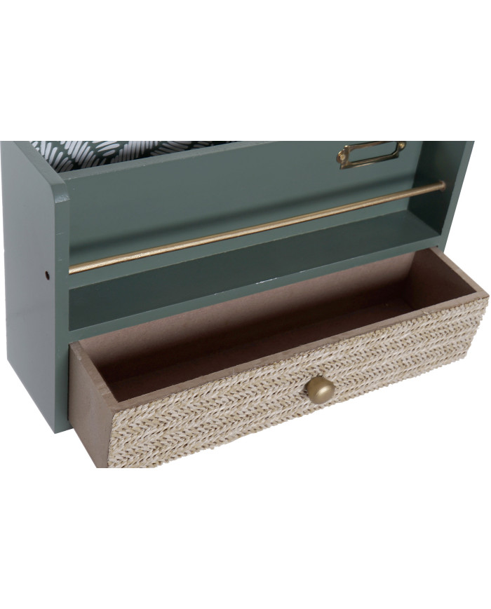 ORGANIZADOR MDF PP 30X9X17 CAJON 2 SURT.
