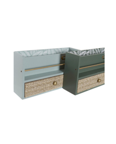 ORGANIZADOR MDF PP 30X9X17 CAJON 2 SURT.