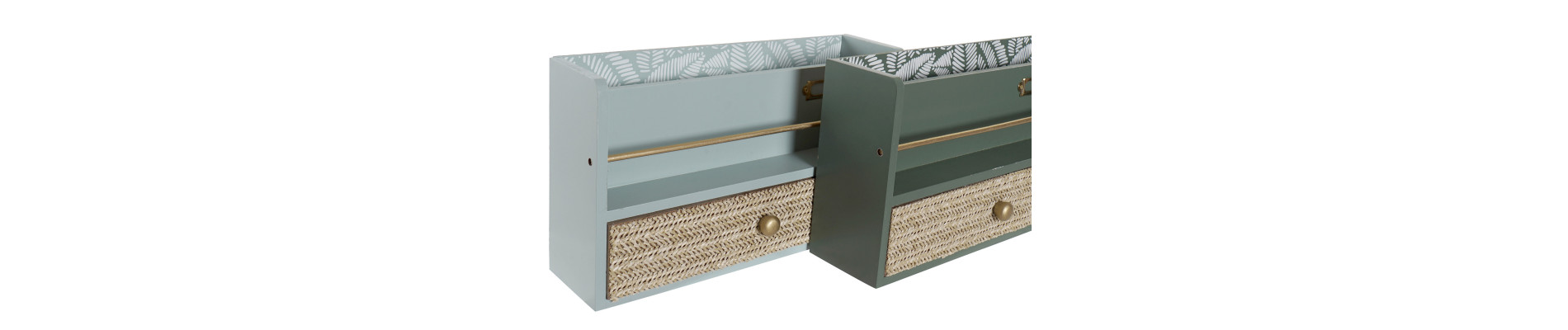 ORGANIZADOR MDF PP 30X9X17 CAJON 2 SURT.