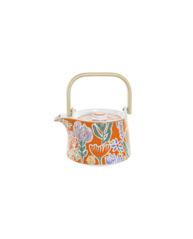 TETERA PORCELANA MDF 16X14X12 750ML. NARANJA