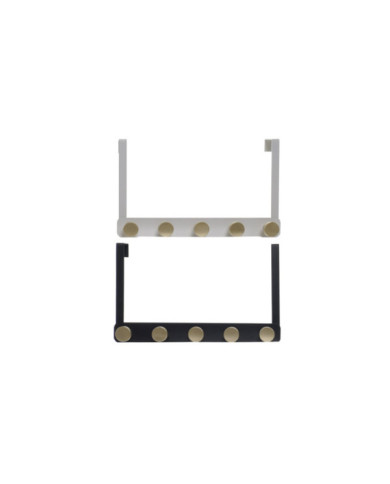 PERCHERO METAL 33X5X20 5COLG, PUERTA 2 SURT.