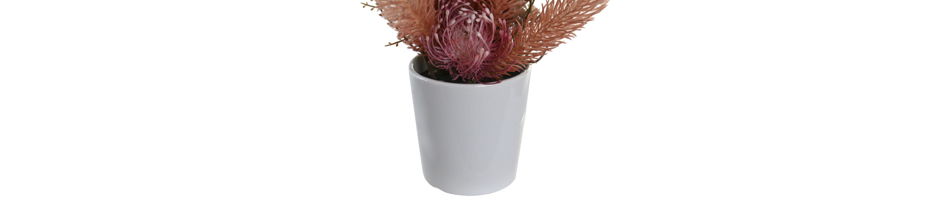PLANTA PE CERAMICA 11X11X36 ROSA