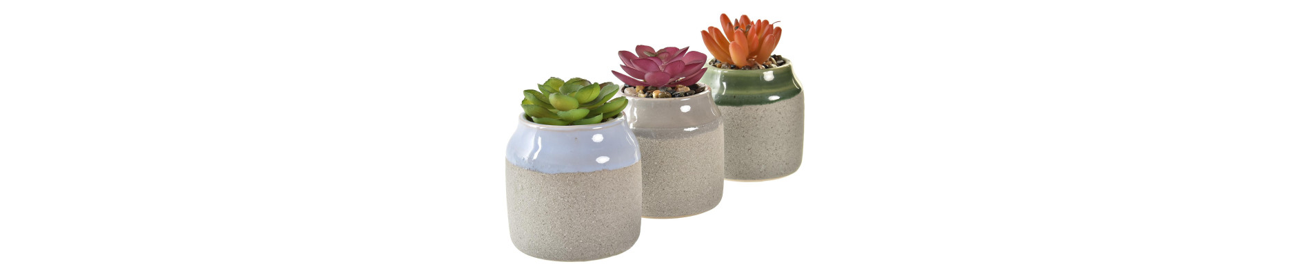 PLANTA PORCELANA 7,5X7,5X12 3 SURT.