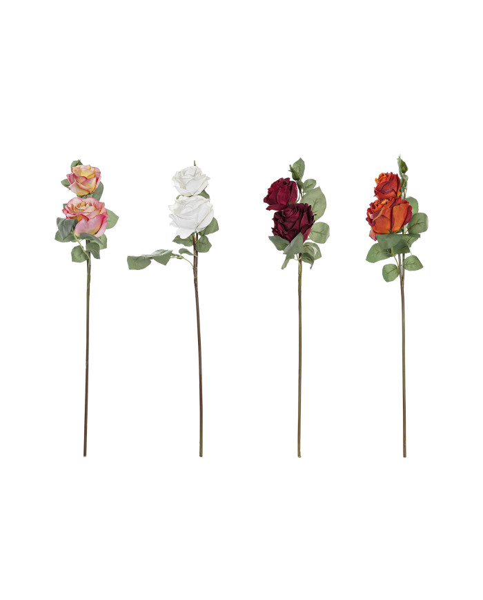 FLOR POLIESTER PE 20X20X63 3 ROSAS 4 SURT.
