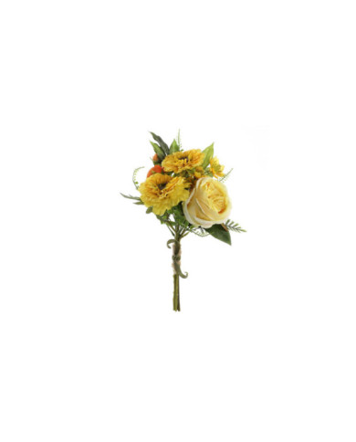 RAMO PE 20X20X37 ROSAS AMARILLO