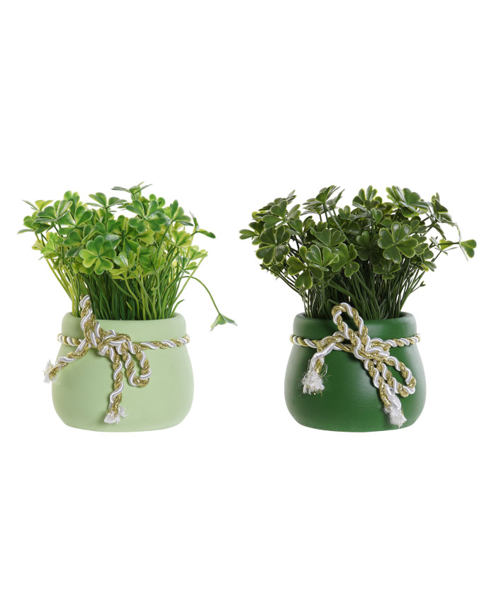 PLANTA CEMENTO PE 9X9X15 TREBOL 2 SURT.