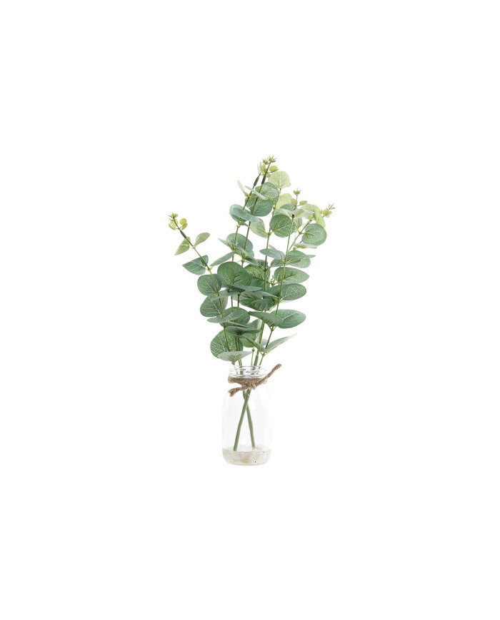 PLANTA CRISTAL TELA 23X14X37 VERDE