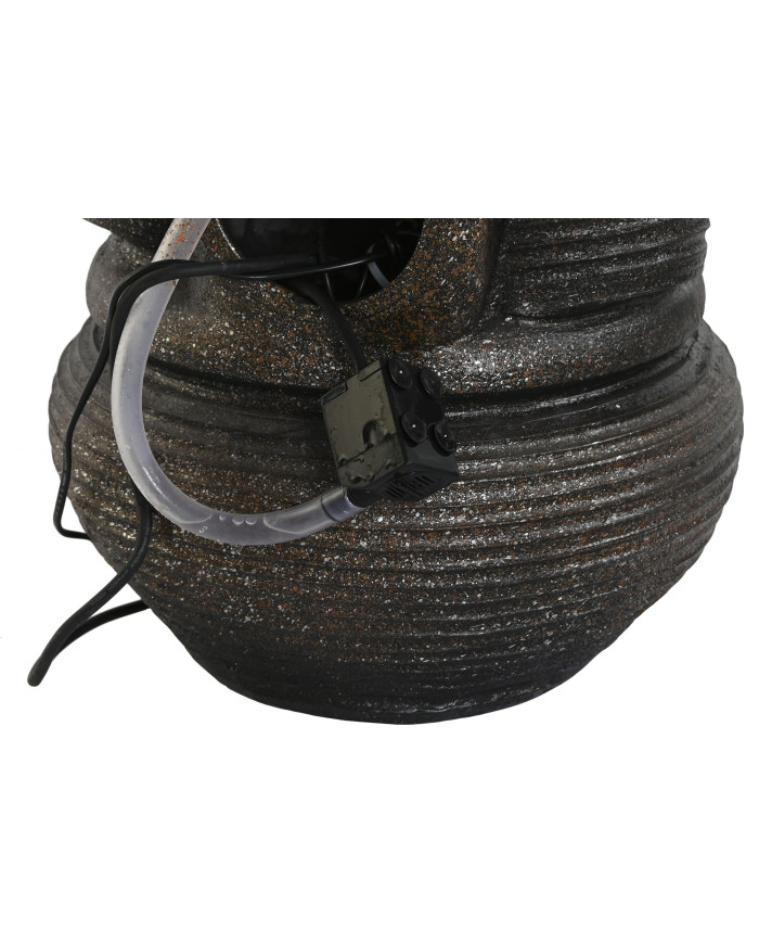 FUENTE RESINA 42X42X85 NEGRO