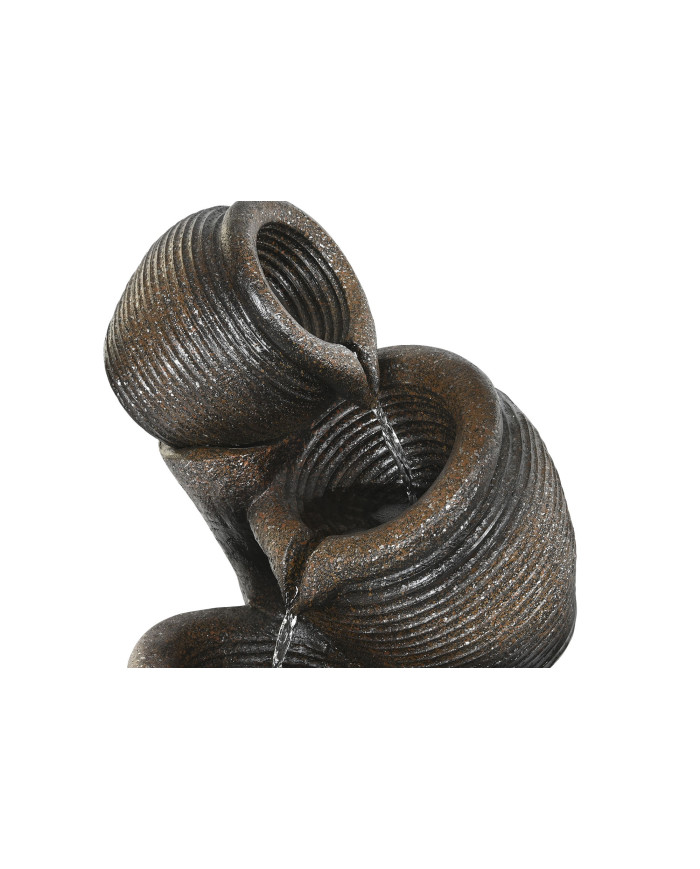 FUENTE RESINA 42X42X85 NEGRO
