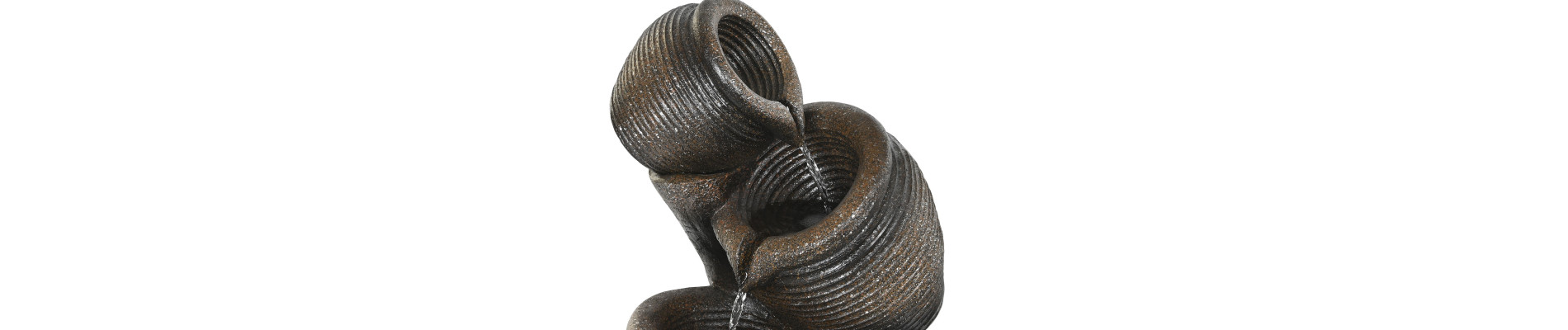 FUENTE RESINA 42X42X85 NEGRO