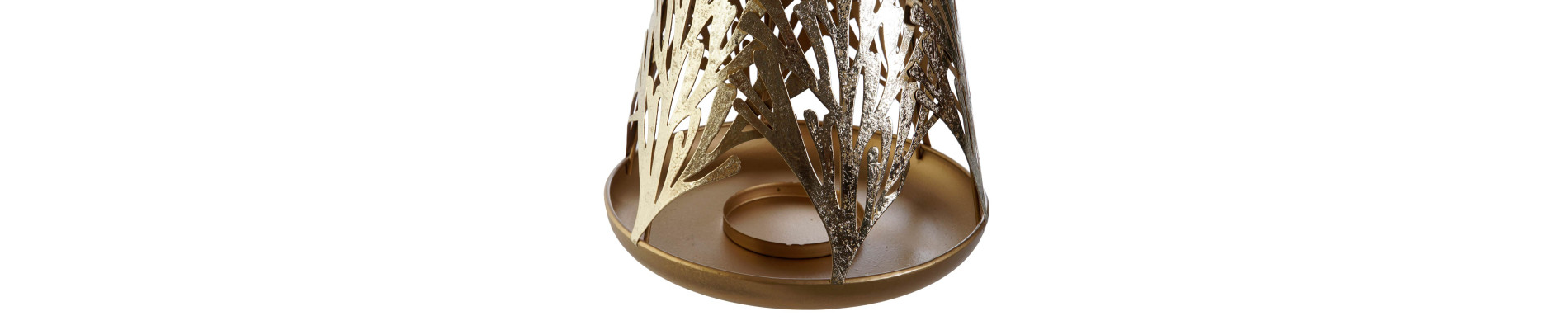 FAROLA METAL 25X25X42 DORADO