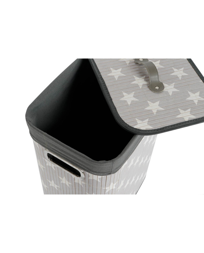 CESTA ROPA SET 3 BAMBU 40X30X60 ESTRELLAS