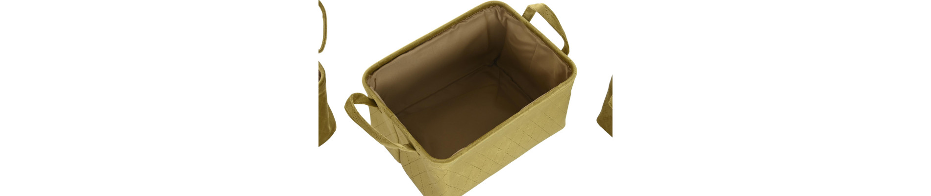 CESTA SET 3 POLIESTER 38X29X20 2 SURT.