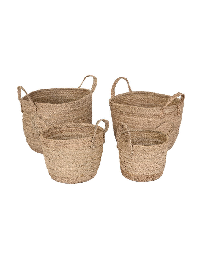 CESTA SET 4 SEAGRASS 40X40X41 NATURAL