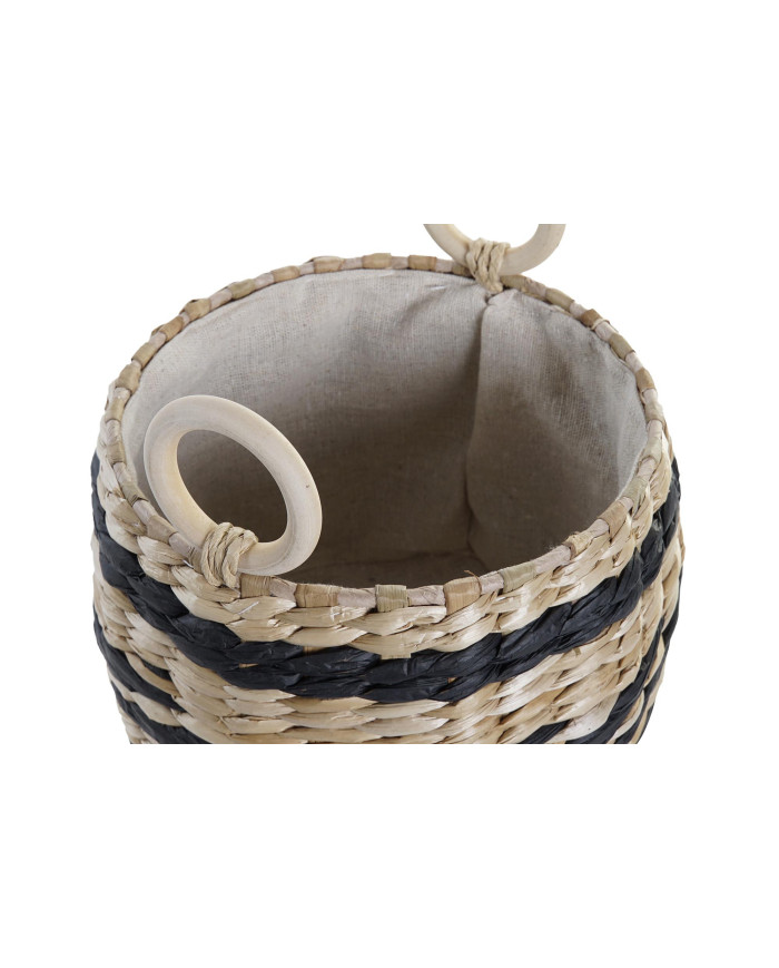 CESTA SET 3 FIBRA POLIESTER 30X30X25 NATURAL