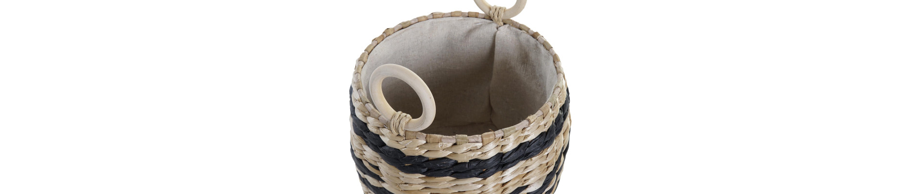 CESTA SET 3 FIBRA POLIESTER 30X30X25 NATURAL