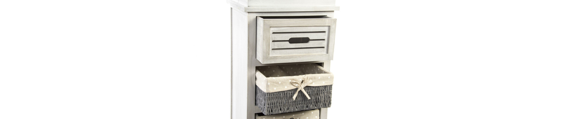 CAJONERA MADERA 36X31X96,7 TAPA GRIS