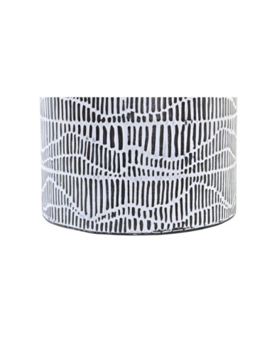 CESTA SET 2 HIERRO CUERDA 52X42X58 BLANCO