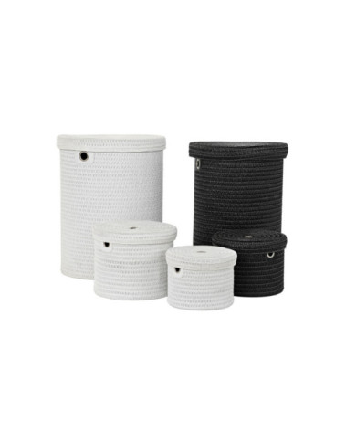 CESTA SET 5 PP 42X42X53 NEGRO