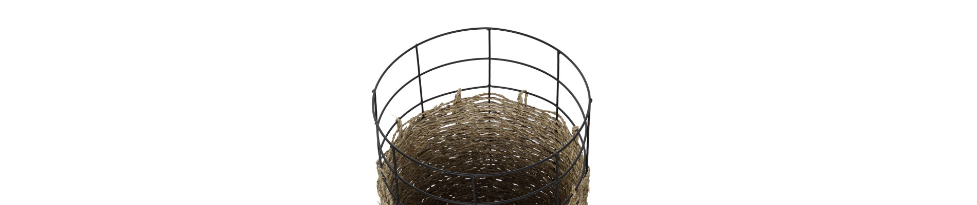 CESTA SET 3 METAL YUTE 35X35X45 CESTA SET 3 METAL