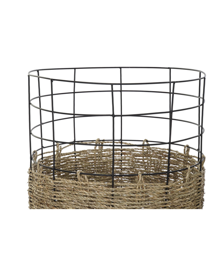CESTA SET 3 METAL YUTE 35X35X45 CESTA SET 3 METAL