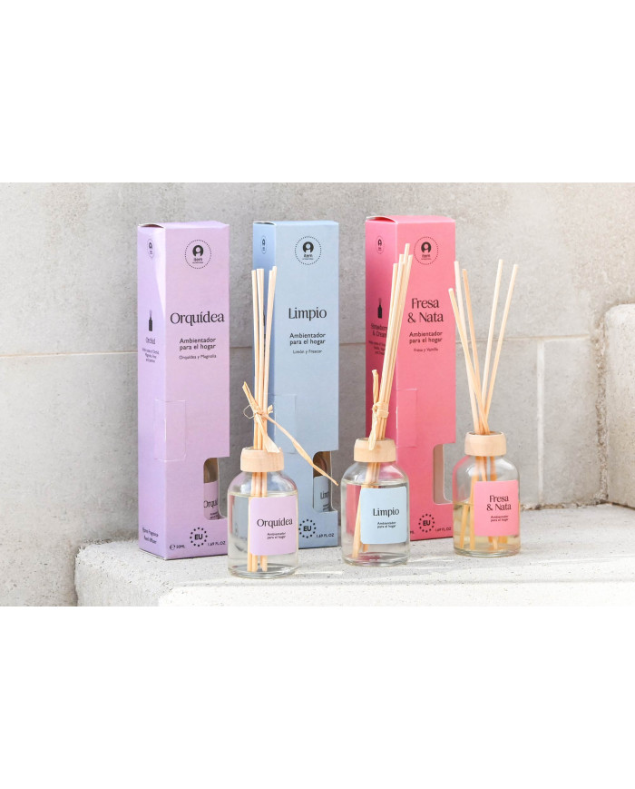AMBIENTADOR MIKADO CRISTAL 4X4X20 50 ML, LIMPIO