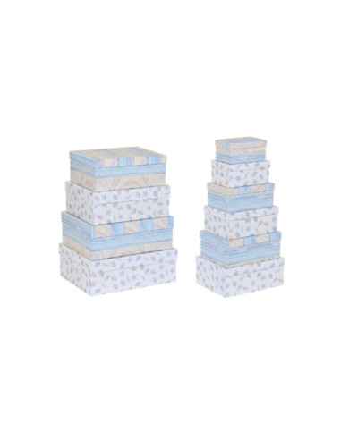 CAJA SET 10 CARTON 43,5X33,5X15,5 MULTICOLOR