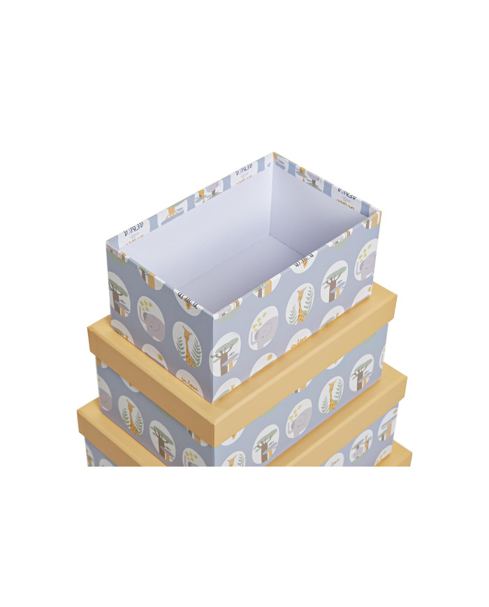 CAJA SET 10 CARTON 43,5X33,5X15,5 AZUL