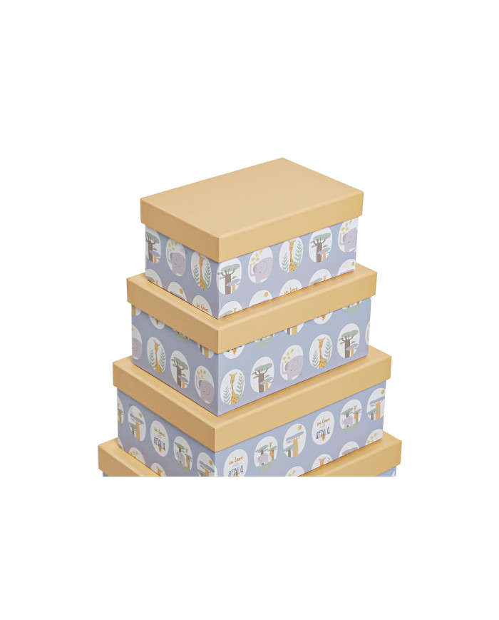 CAJA SET 10 CARTON 43,5X33,5X15,5 AZUL