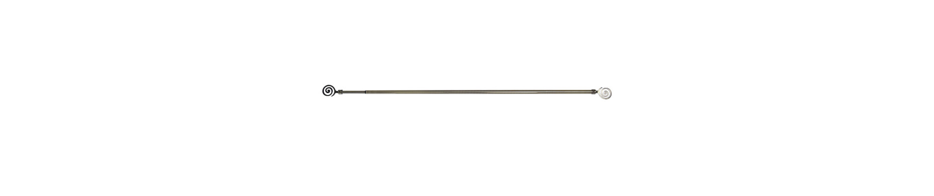 BARRA CORTINA METAL 160X16X16 16/19mm, EXTENSIBLE