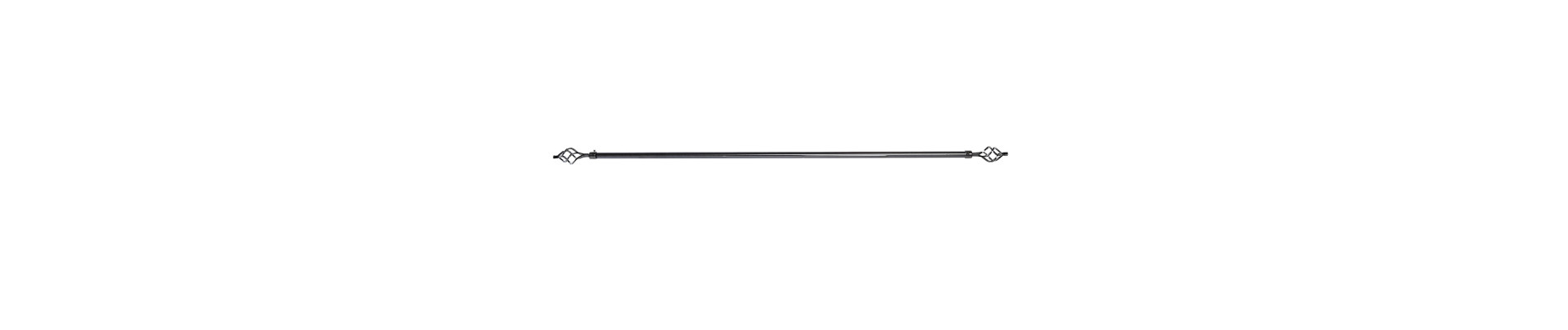 BARRA CORTINA METAL 120X16X16 16/19mm, EXTENSIBLE