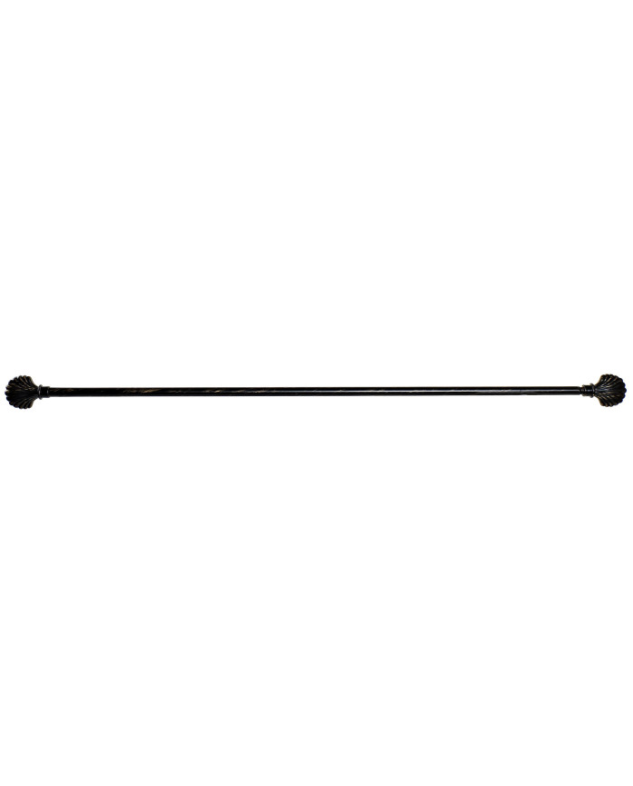 BARRA CORTINA METAL 120X16X16 EXTENSIBLE A 210 CM.