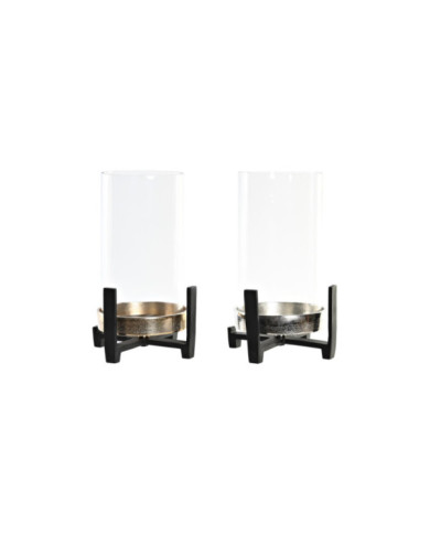 PORTAVELA ALUMINIO CRISTAL 15X15X28 2 SURT.