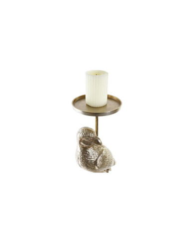 CANDELABRO ALUMINIO 21X21X72 LORO CHAMPAN