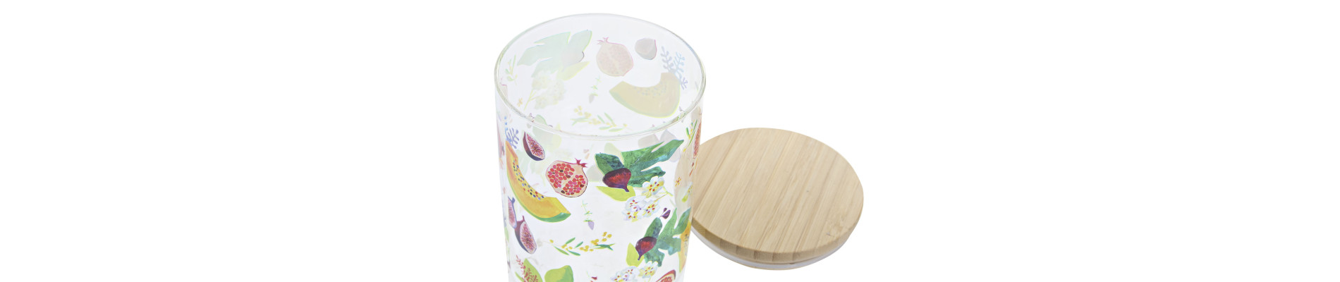 BOTE BOROSILICATO BAMBU 10X10X12,5 700 ML,