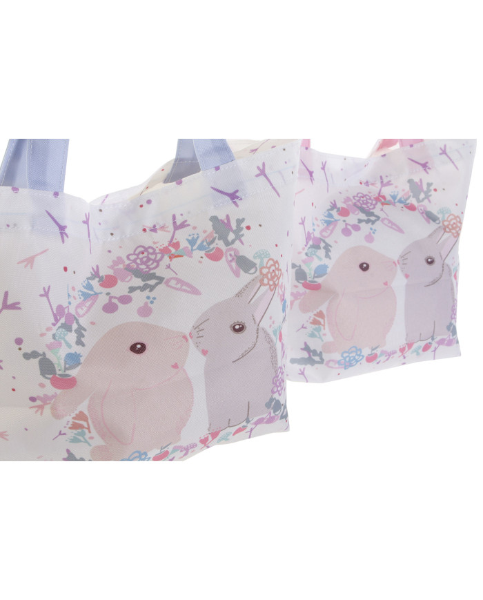 BOLSA LIENZO POLIESTER 34X14X32 RABBITS 2 SURT.