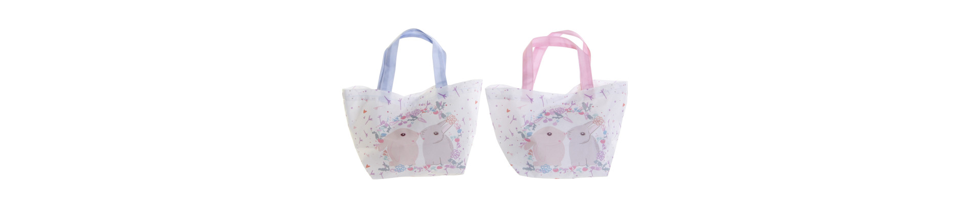 BOLSA LIENZO POLIESTER 34X14X32 RABBITS 2 SURT.