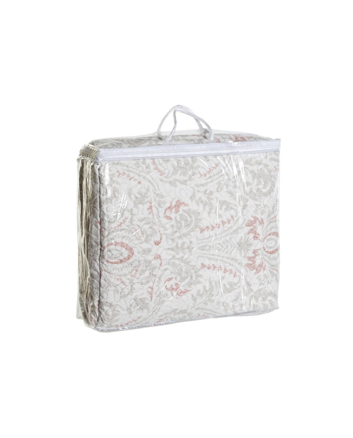 COLCHA POLIESTER 270X270X1 285 GSM, FLORAL BORDADO