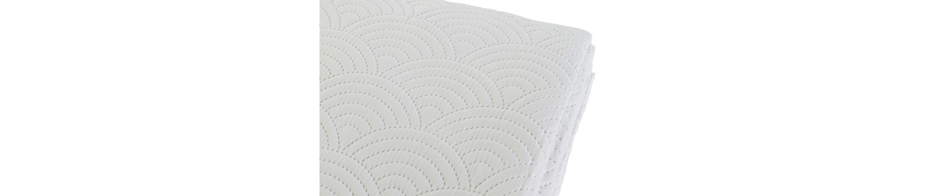COLCHA POLIESTER 180X260X1 285 GSM, ARCOS BORDADO