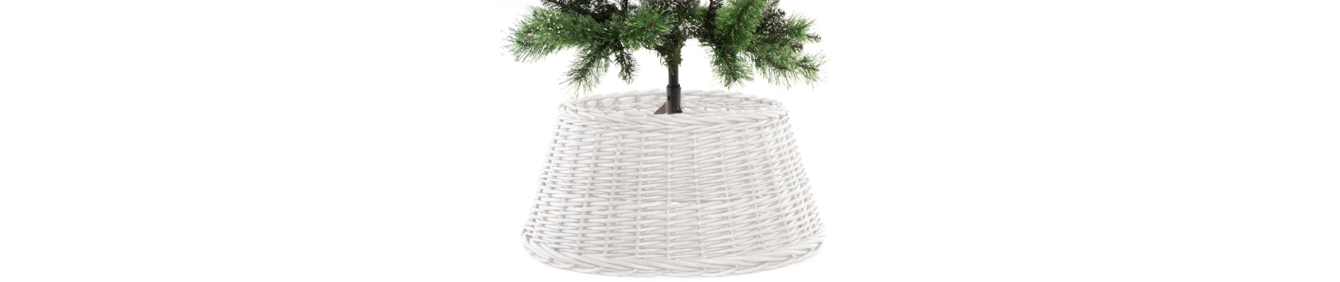 BASE ARBOL MIMBRE 57X57X28 BLANCO