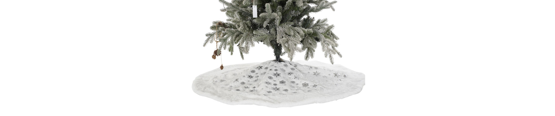 BASE ARBOL POLIESTER 120X120X2 BLANCO