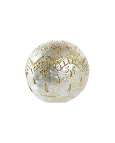 BOLA DECORACION RESINA 7X7X7 IRIDISCENTE 2 SURT.
